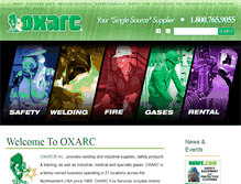 Tablet Screenshot of oxarc.com